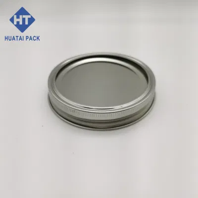70 mm 86 mm Einmachdeckel für Einmachgläser aus Edelstahl, mit 2 flachen Ringen und Tellern