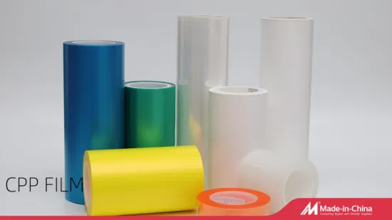 BOPP OPP CPP Pet PVC PE Folie Stretch Schrumpflaminierung Transparente Druckverpackung Kunststofffolie Halbversiegelungsfolie